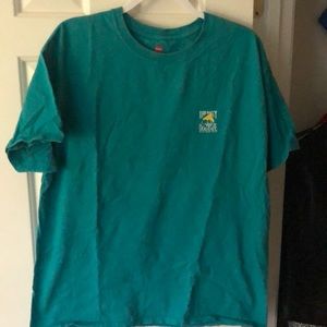 Turquoise tee shirt